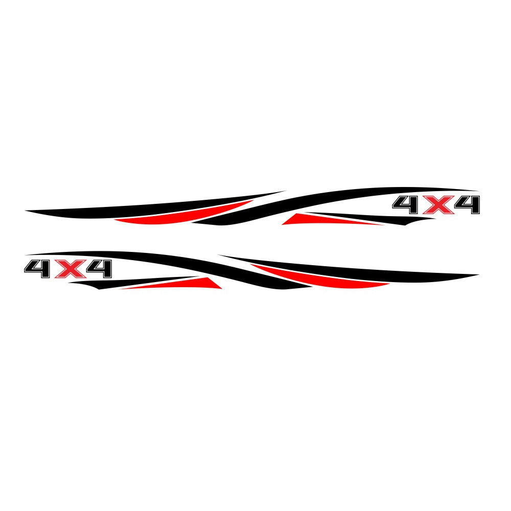 Car Side Stripe Body Sticker Decals Graphics Vinyl 2pcs Fit  for ford  F150 F350