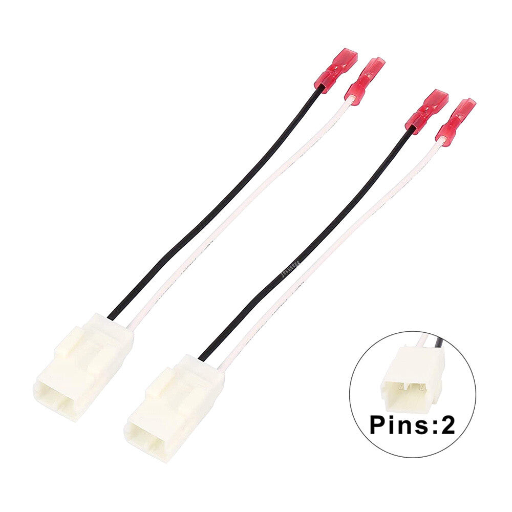 2X Speaker Wiring Harness Adapter Connector Plug For Select for Chrysler for Dodge for Jeep