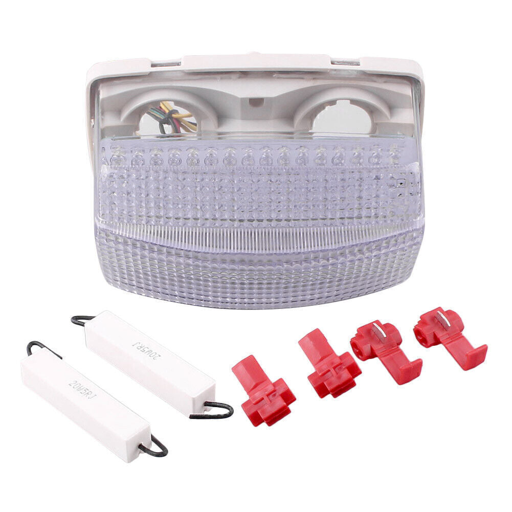 Clear Rear Tail Light Turn Signals Lamp for YAMAHA FZR1000 1991-1995