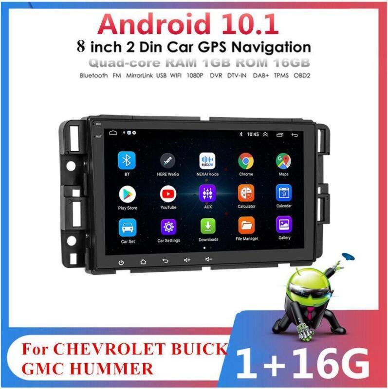 8 Android 10.1 Head Car Stereo Radio GPS Nav Unit for Chevy Silverado for GMC for Yukon