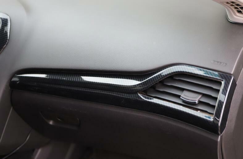 for Ford Mondeo Fusion 13-20 Carbon Fiber Central Console Instrument Strip Trim
