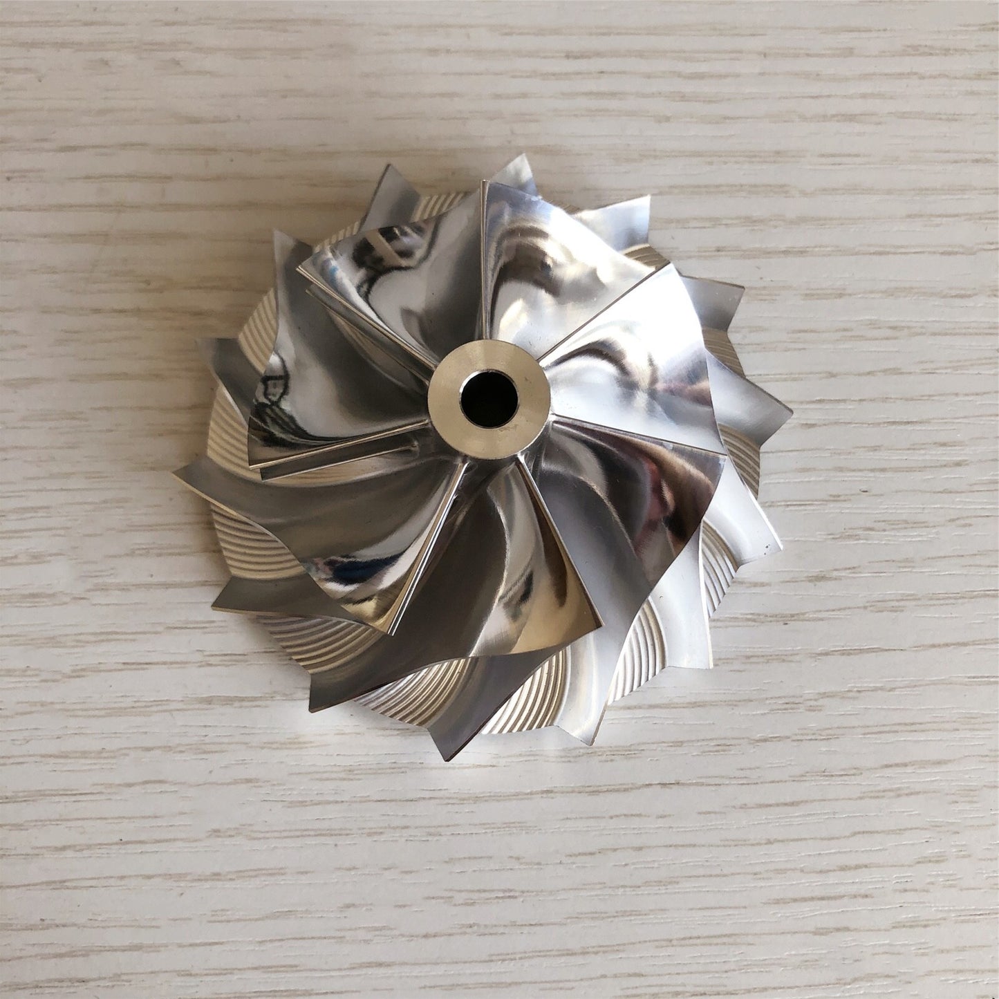TD05 Reverse 57.69/78.00 mm 7+7 Blade Turbocharger Billet Compressor Wheel