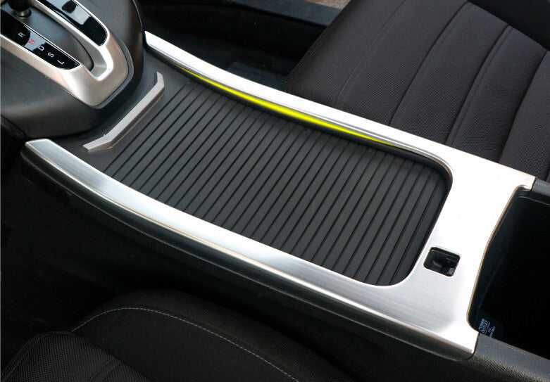 Console Storage Box Cover Trim 1PCS for Honda CRV CR-V 2017-2022 Silver Titanium