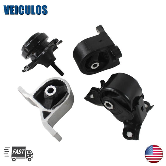 4x Engine Motor Mount Kit A4511 A6588 A6595 A6591 For 2001-2005 for Honda for Civic 1.7L