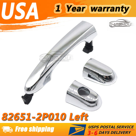 Front and rear chrome exterior door handles are available on the left side of the 2011-2015 for Kia Sorento.