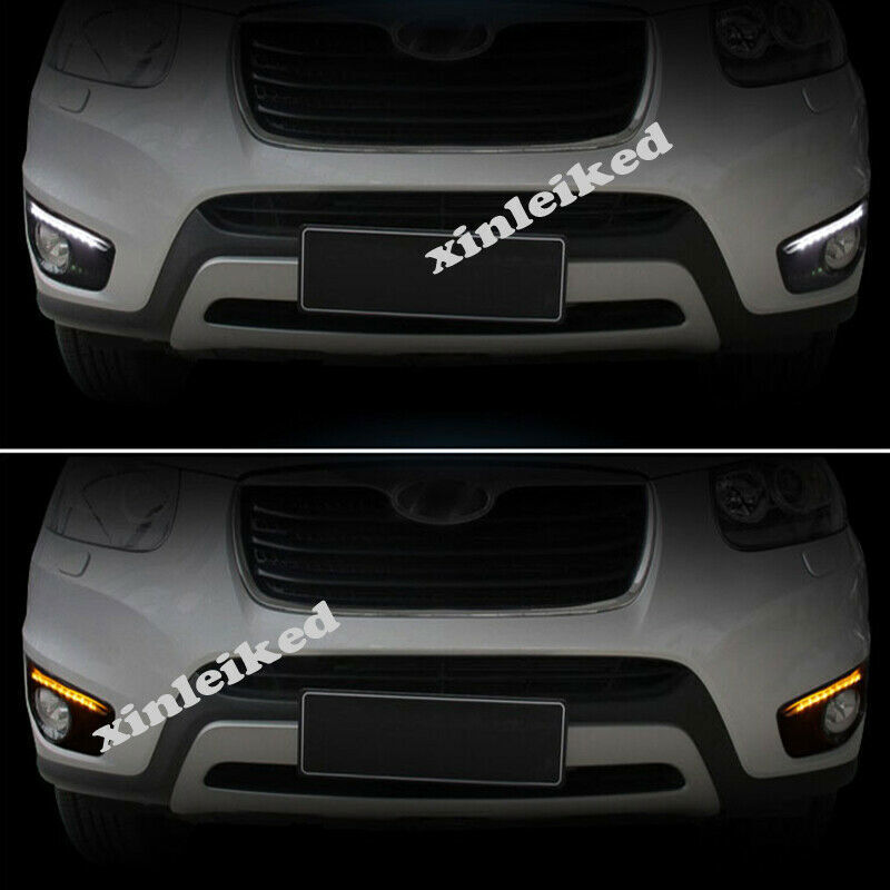 Fit for Hyundai Santa Fe 2010-2012 Front Bumper Fog Lights/Daytime Running Light