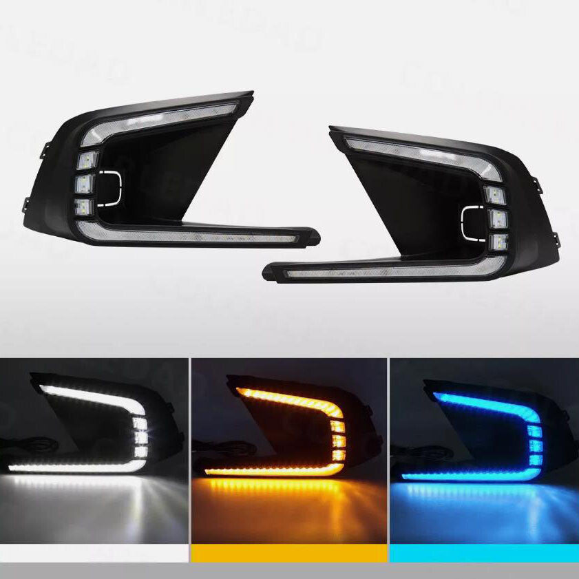 LED DRL and fog light kit for 2022, 2023, and 2024 for Honda for Civic Sedan Hatchback Drivers