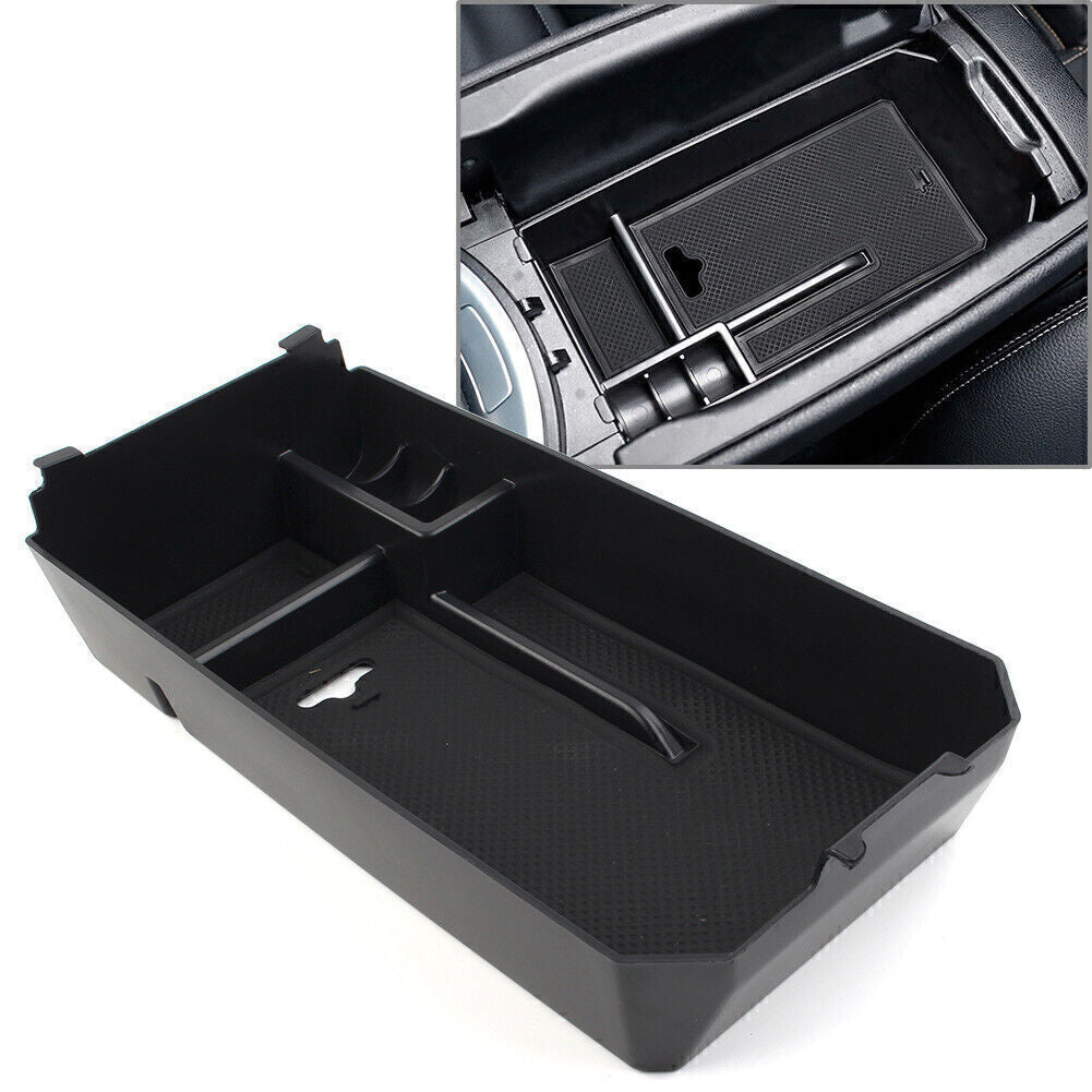Armrest Storage Glove Box Center Console Bin Tray for Benz C GLC Class W205 Blk