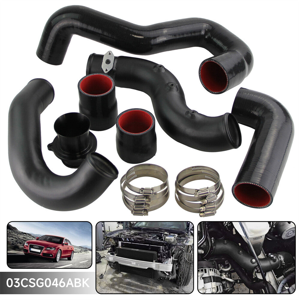 Intercooler Turbo Charge Pipe Kit For B8 A4 A5 Q5 A6 A7 MACAN 2.0TFSI Black