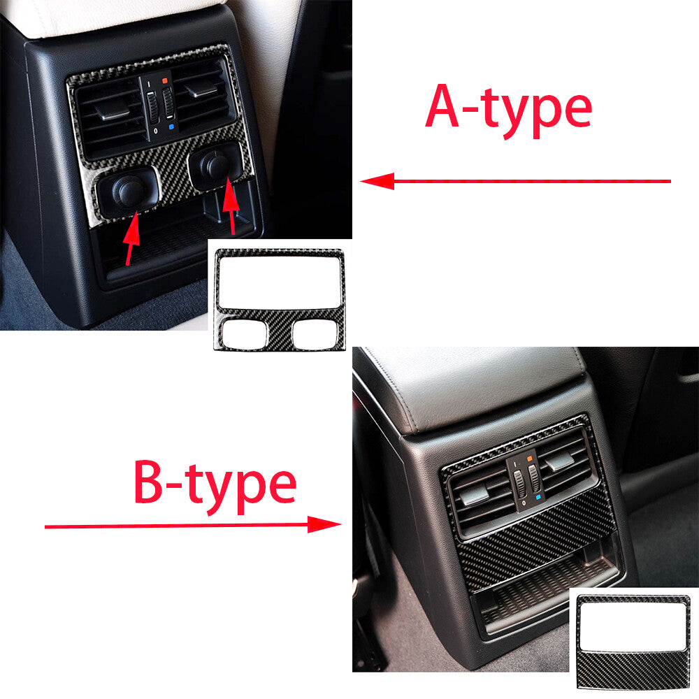 Carbon Fiber Rear Air Vent Outlet Panel Cover for BMW 3 Series E90 E92 2005-2012