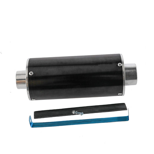 32mm exhaust muffler suitable for 125cc and 140cc Dirt Pit bicycles, four-wheel drive vehicles, go-karts, and motorcycles.