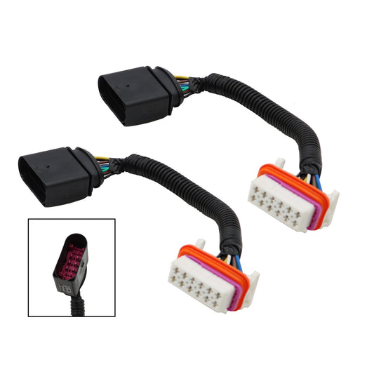 2x Headlight Wiring Harness Adapters 7L6971071A for Volkswagen Touareg 2004-06