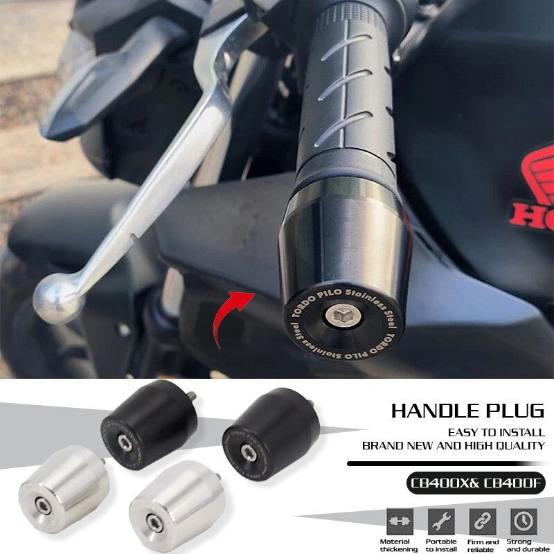 for Honda CB400X 400F Handlebar Grip Plug Slider Handle Bar End Weight Handlebar