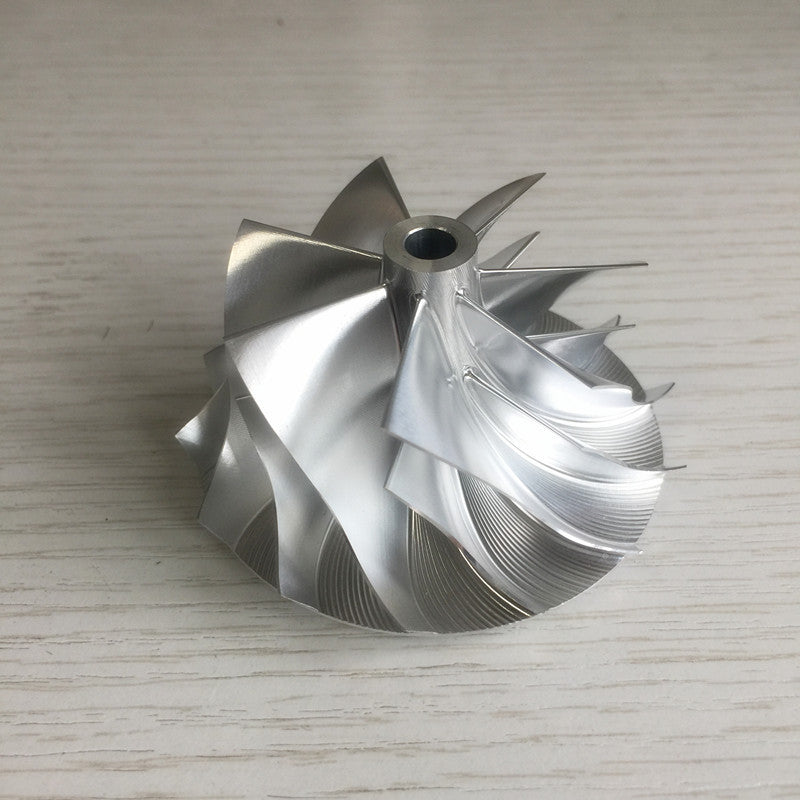 RHF55 52.60/65.00 mm 7+7 Blade Turbine Blank Compressor Wheel VF30/VF34 Upgrade Version