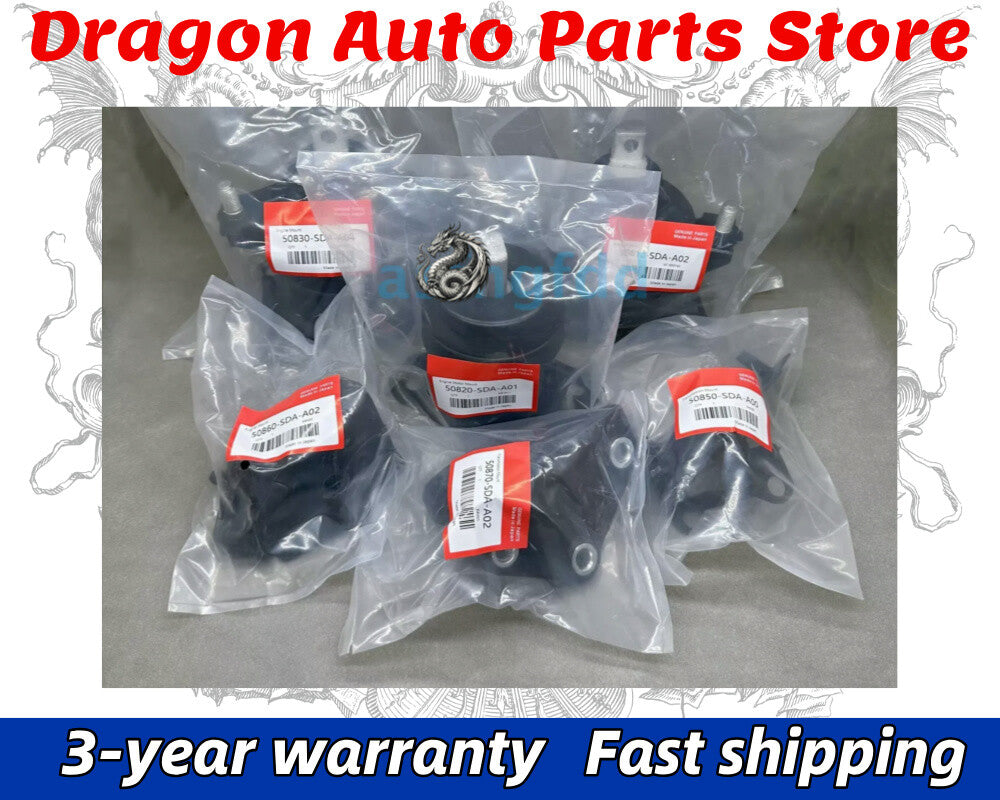 for Honda Accord 2.4L Engine, Motor, and Transmission Mounting Kit (6pcs, Automatic) - Suitable for 03-07 for Honda Accord