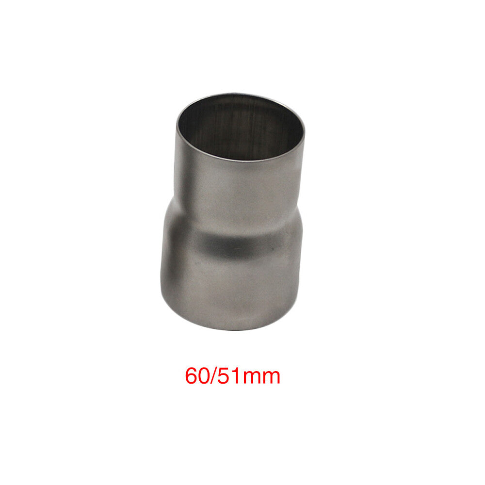 Motorcycle Exhaust Pipe Reducer 60mm to 51mm Adapter Connector Stainless Steel