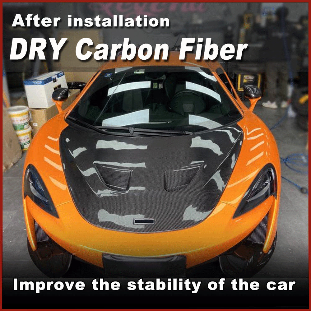 Fit for McLaren 540C 570S 600LT 2015-21 Dry Carbon Fibre Front Hood Bonnet Cover