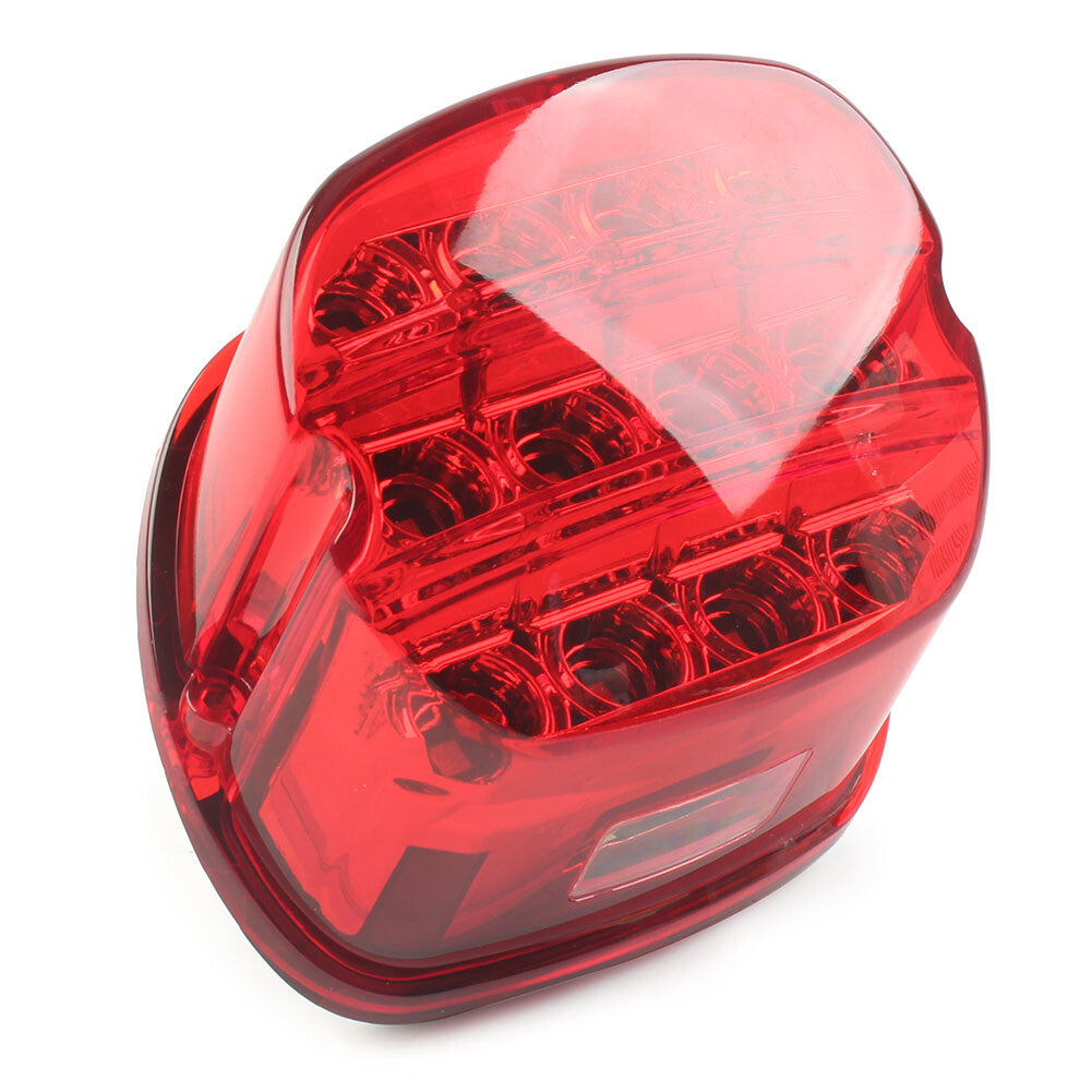 for Harley Electra Glide Fatboy Ultra Limited Dyna Lens LED Brake Tail Light Red