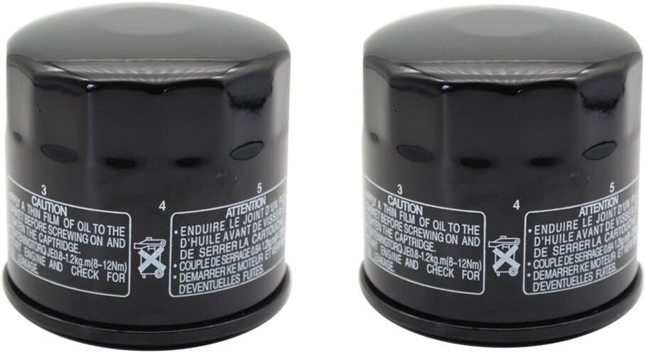 2Pack Oil Filter for SUZUKI DL650 V-STROM 2004-2012 / DL650A V-STROM 2007-2015