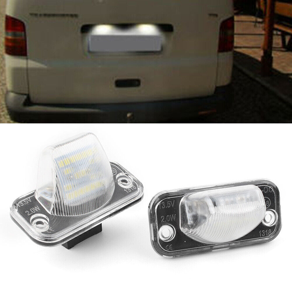 2X Error Free 12V LED License Plate Light for VW T4 Transporter Caddy 1990-2003
