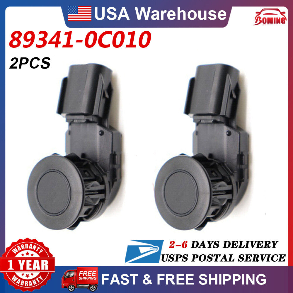 89341-0C010 Bumper Parking Sensor for Toyota Tacoma Tundra RAV4 2014-18 Black 2P