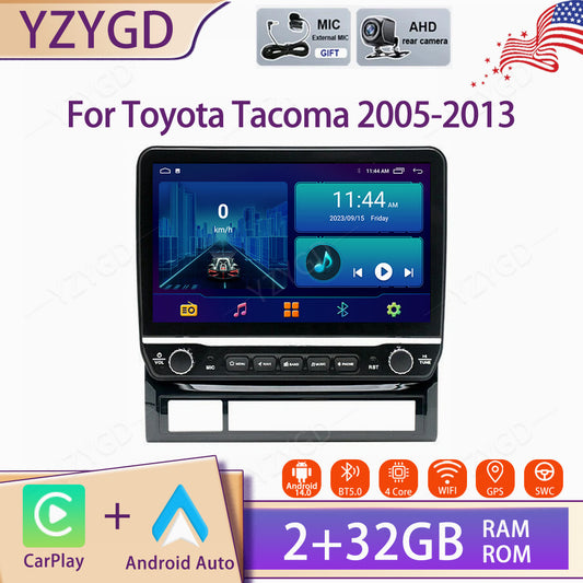 for Toyota Tacoma 2005-2013 Stereo 10Android Car Carplay Radio GPS Nav Screen