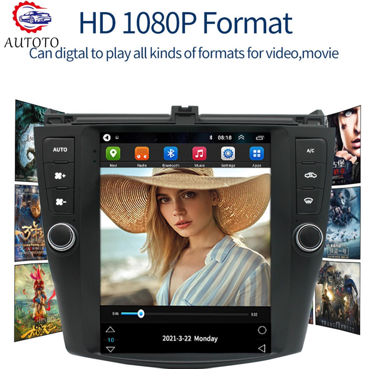 9.7 Car Stereo Radio Suitable for Honda Accord 2003-07 2G 32G Carplay Camera