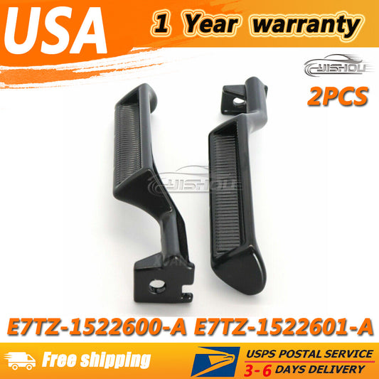 For 87-96 for Ford F150 F250 F350 Truck Black Metal Inside Door Handles Pair LH RH