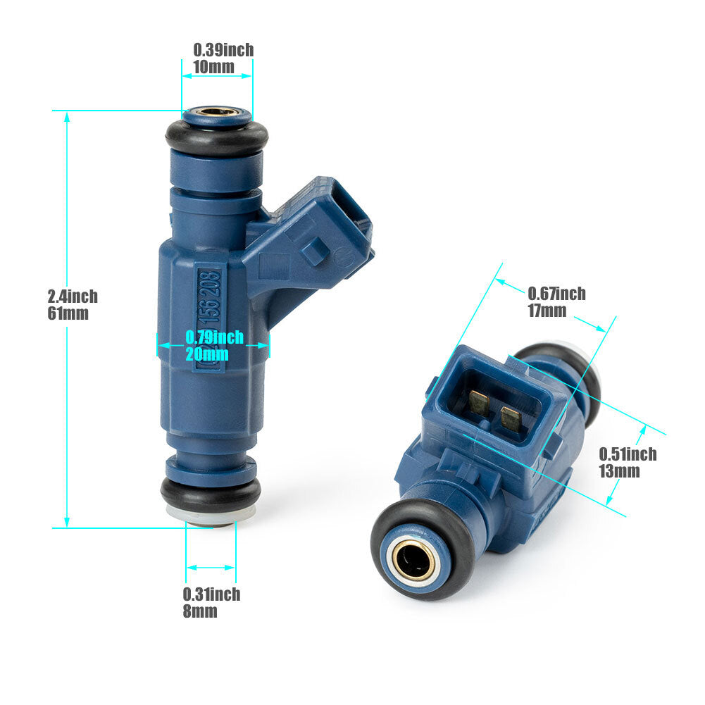 2x Fuel Injector for Polaris Sportsman X2 800 EFI Ranger XP 700 800 RZR S 800