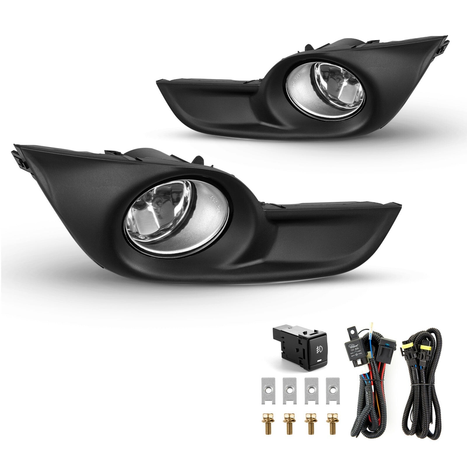 Fog light kit for 2013-2015 for Nissan Altima Sedan 4Dr (L+R)