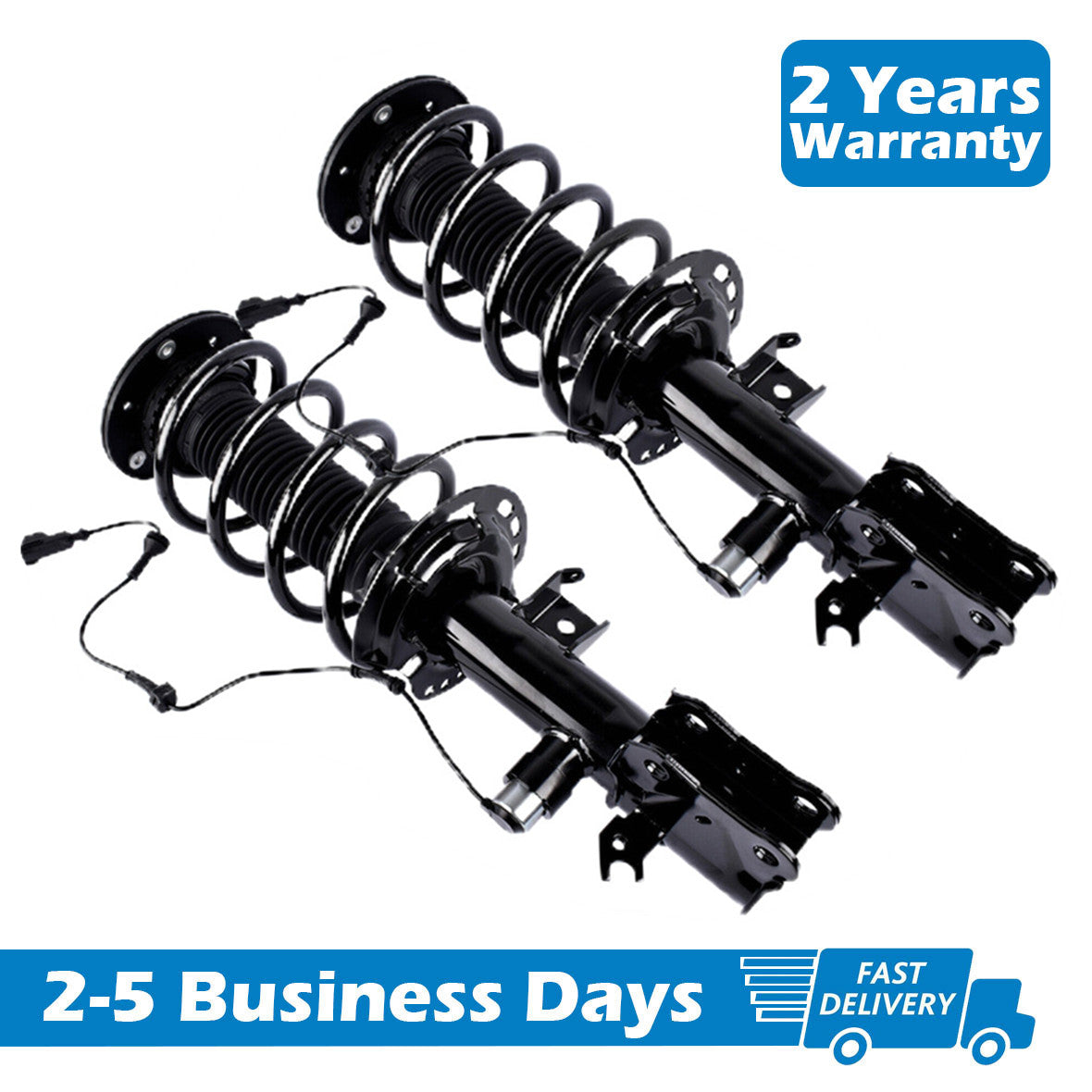 A pair of front shock absorber strut assemblies electrically compatible with for Lincoln MKX 2016-18 Nautilus 2019