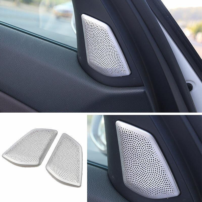 for BMW 3-Series G20 2019-2021 Silver Titanium A Pillar Speaker Frame Cover Trim