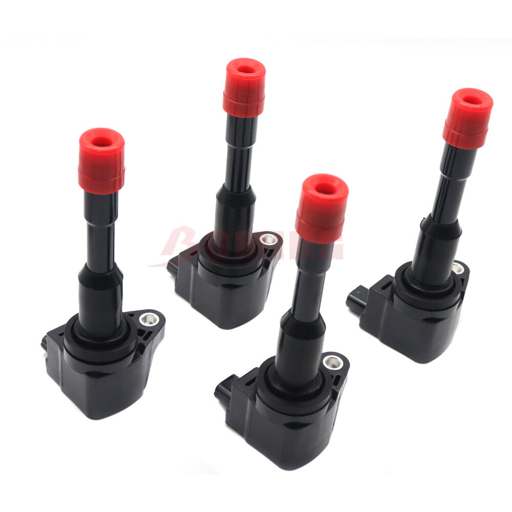 4 brand new rear ignition coils 30521-PWA-003, compatible with for Honda City for Civic UF374 CM11-108