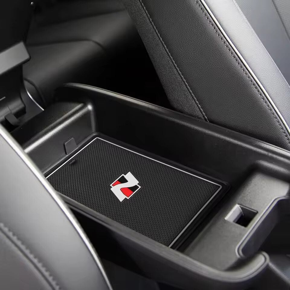 for Hyundai IONIQ 5 Anti-Slip Gate Slot Mat Door Groove Pad Cup Coaster White