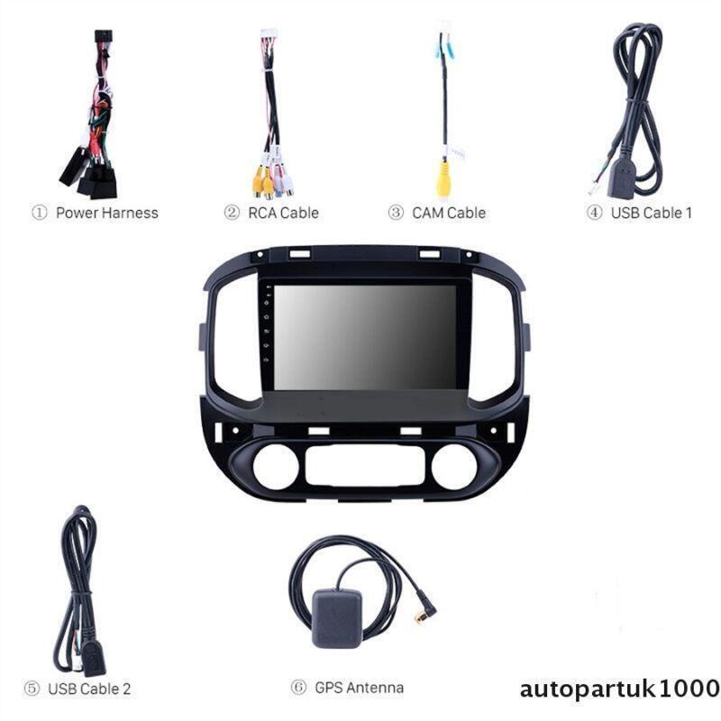 2015-2017 for Chevy Colorado BT-Stereo Radio GPS+Wireless Carplay Android Auto