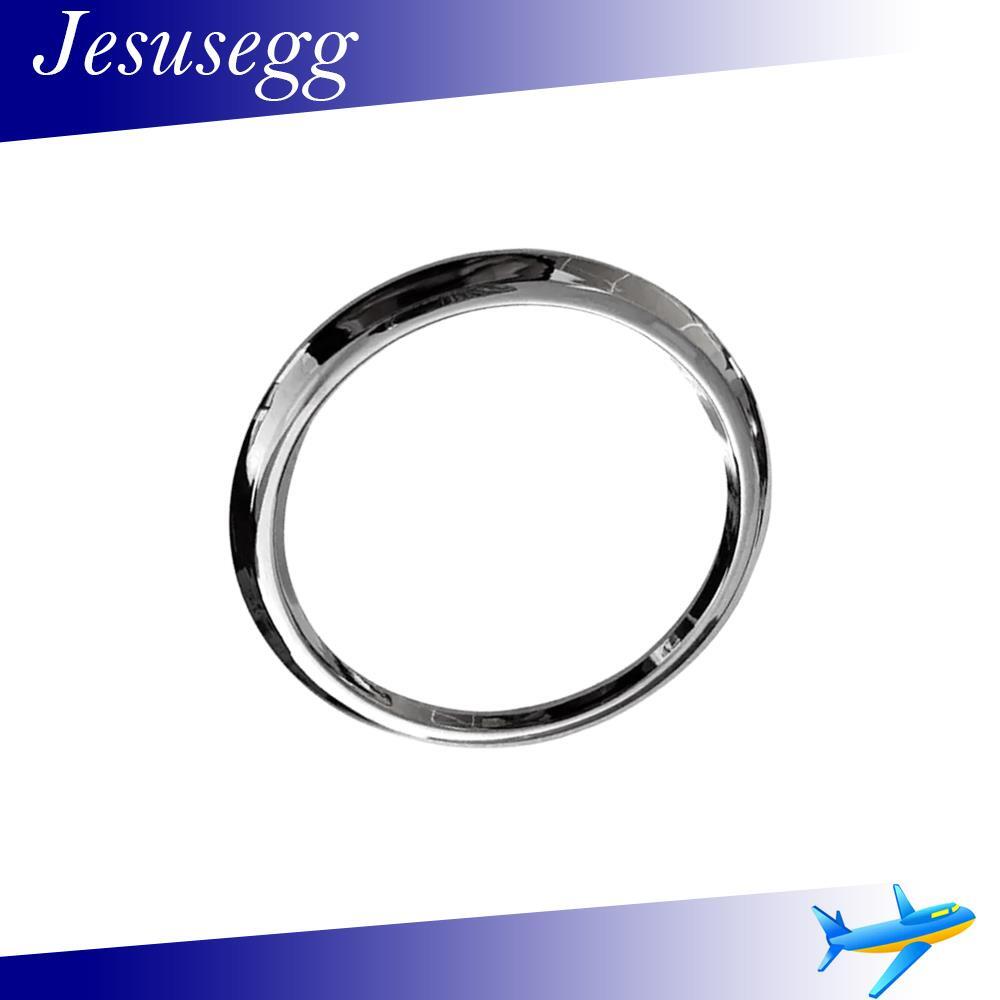 Fits For Levante 2018-2020 Front Fog Light Lamp Ring Chrome Frame 670065940