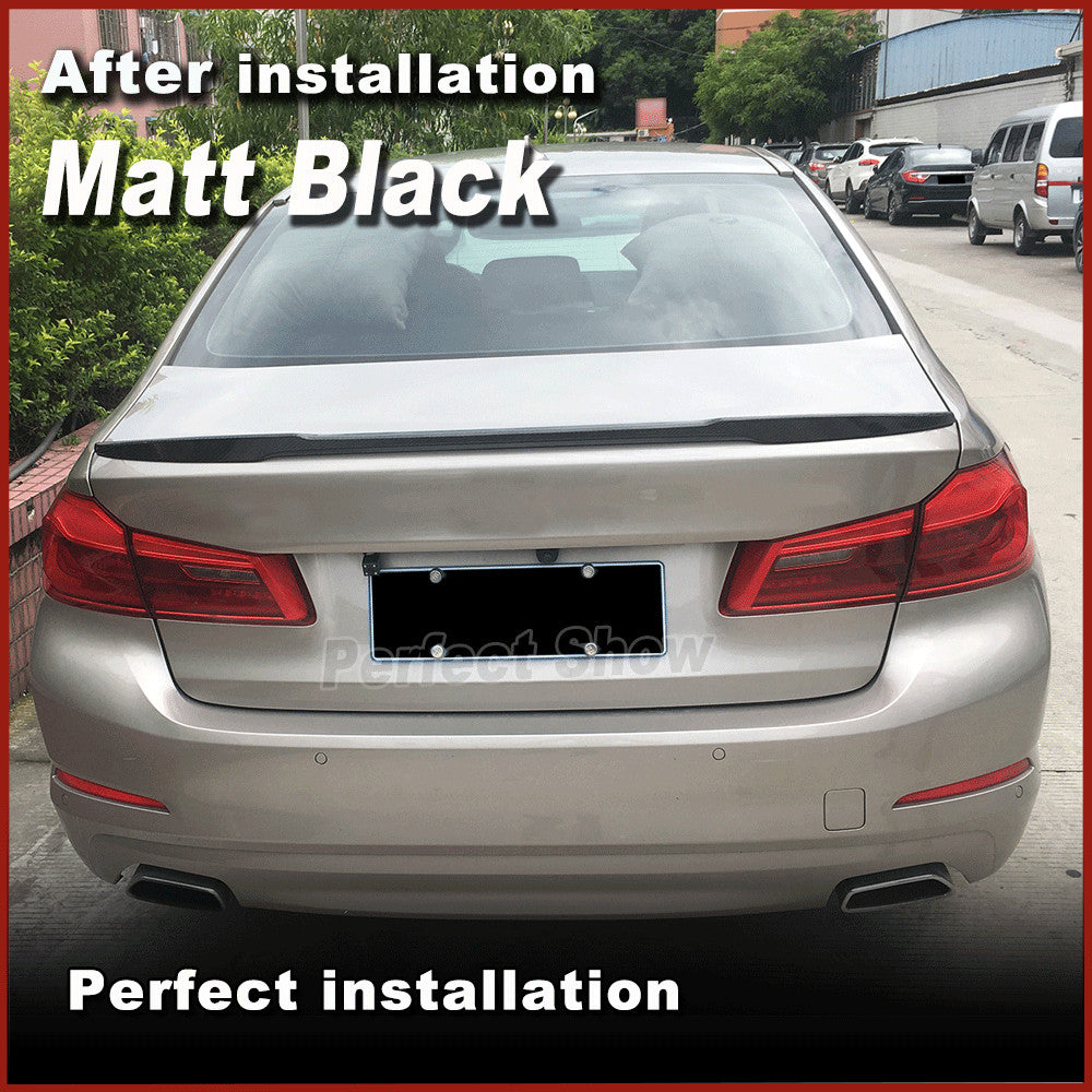 Matt Black Rear Trunk Spoiler Boot Wing for BMW 5Series G30 535i 550i M5 2017-20