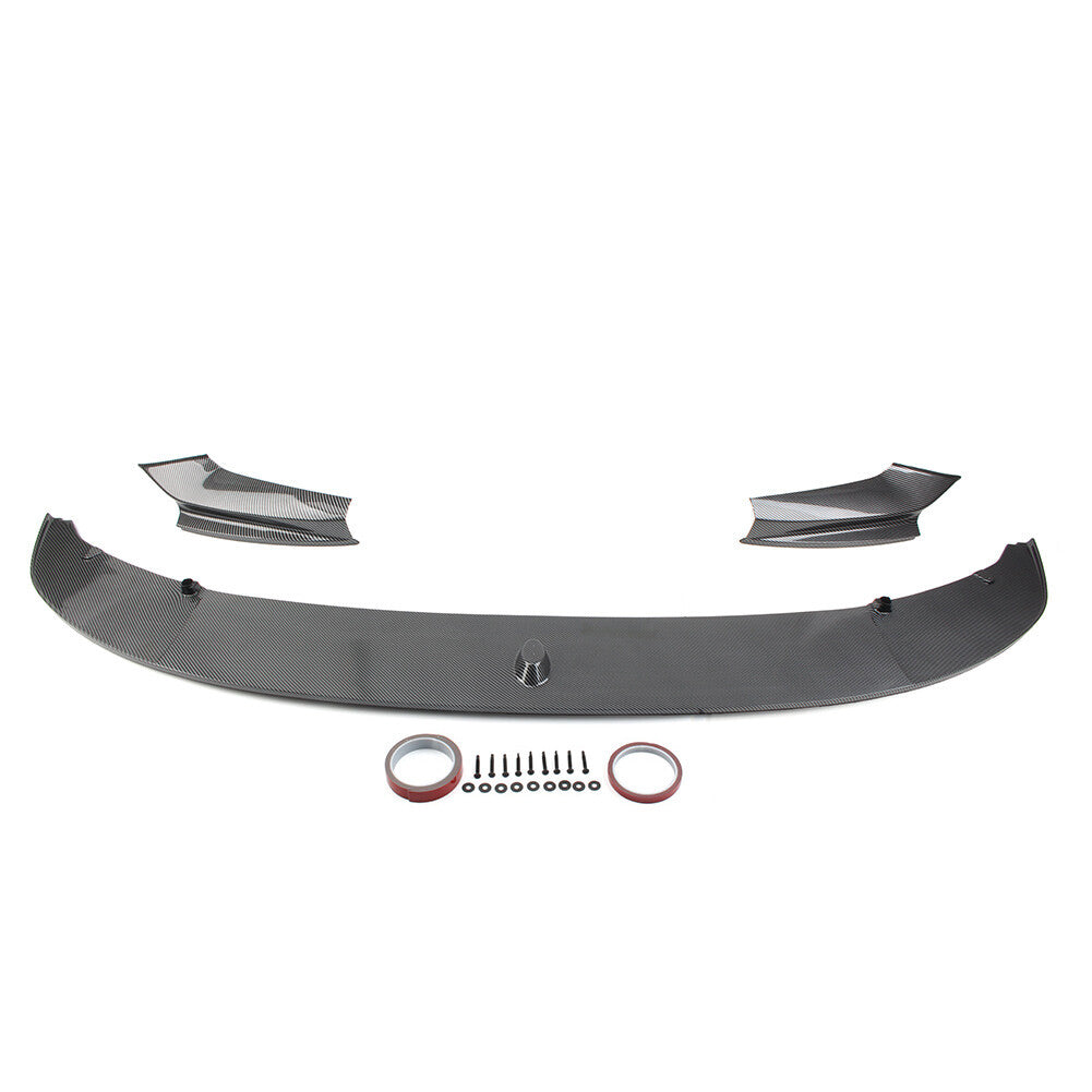 Front Bumper Spoiler Lip for BMW 5 Series F10 M Sport 2011-2016 Carbon Fiber cl