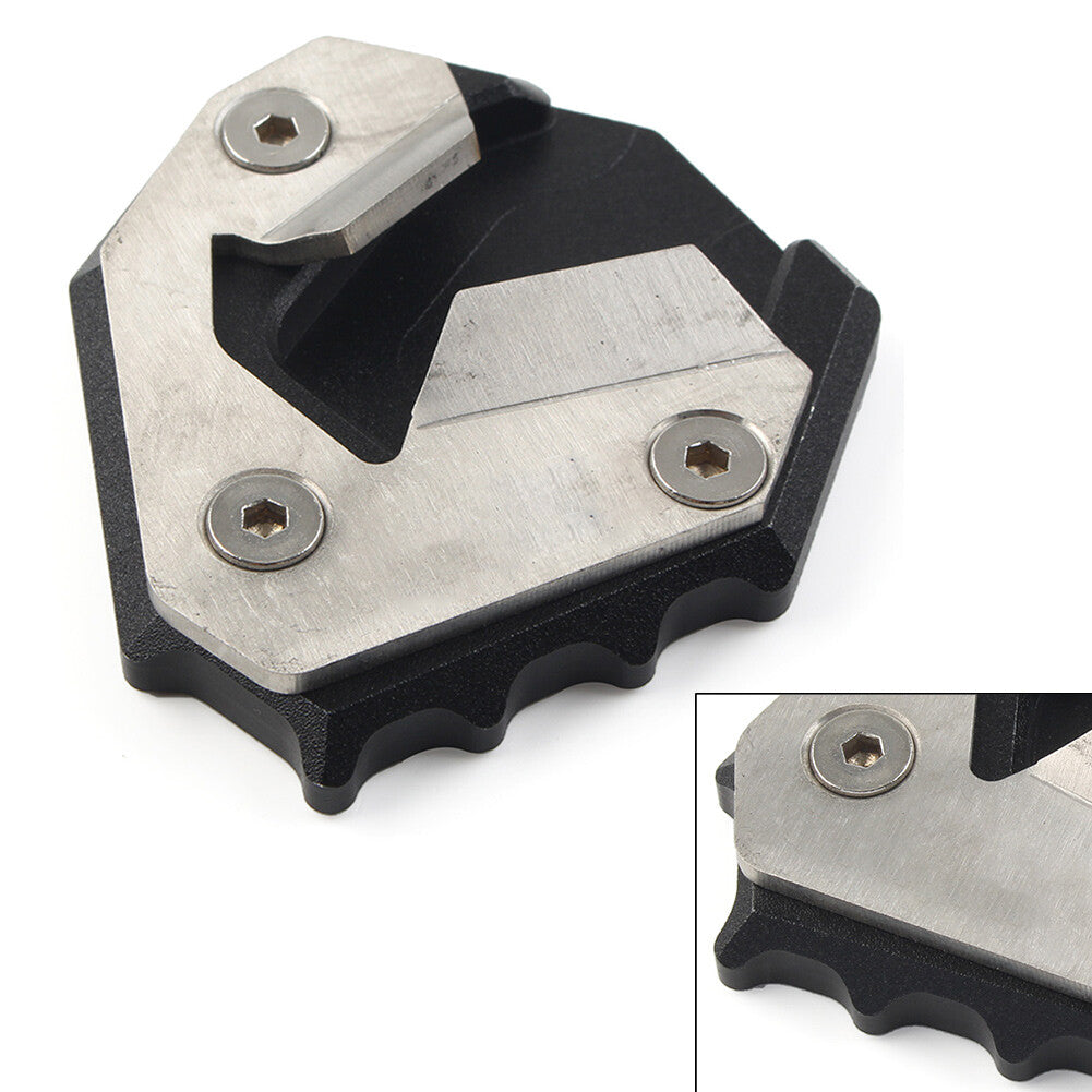 for BMW S1000XR 2014-2018 Kickstand Side Stand Enlarger Foot Support Plate Black