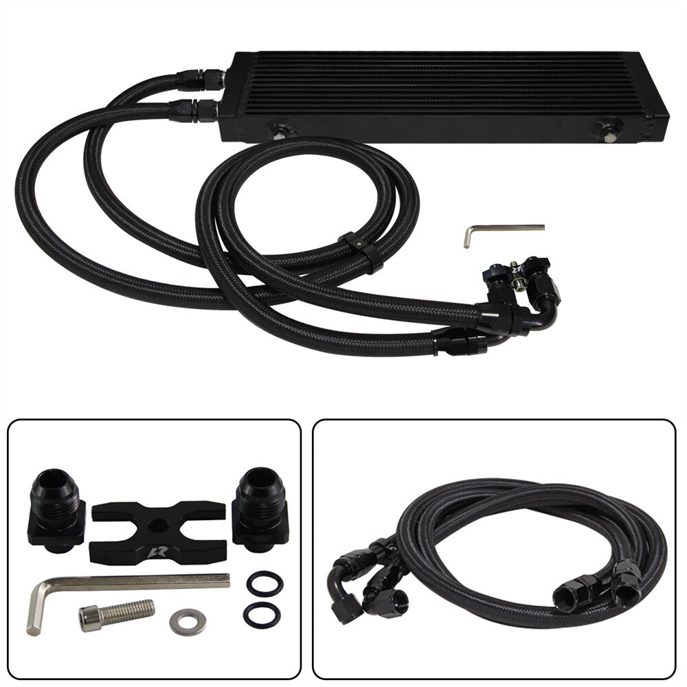 Large Dual Pass BarPlate Oil Cooler Kit for BMW E36 E46 M3 E90 E92 E93 335i