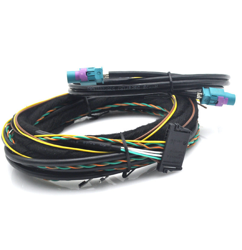 Reverse backup Camera retrofit Cable wiring for BMW E60 E90 E87 E88 E70 E71 CIC