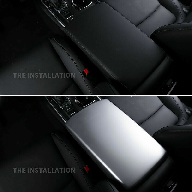 Middle Console Armrest Box Cover Trim for Honda Accord 10th 18-2022 Sliver Matte