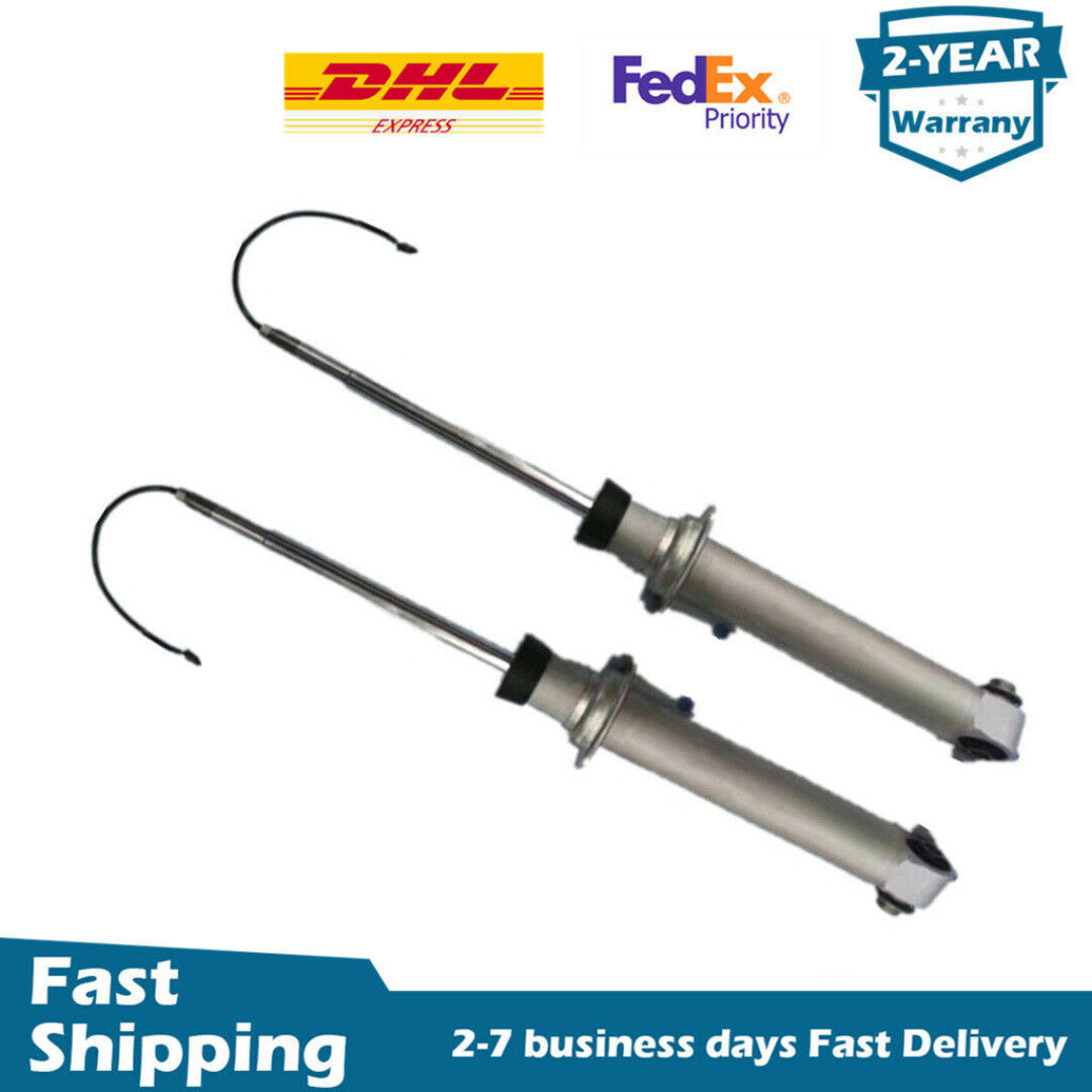 Pair Rear Shock Absorber Struts w/EDC Fit for BMW E39 520i 525i 528i 530d 1997-2003