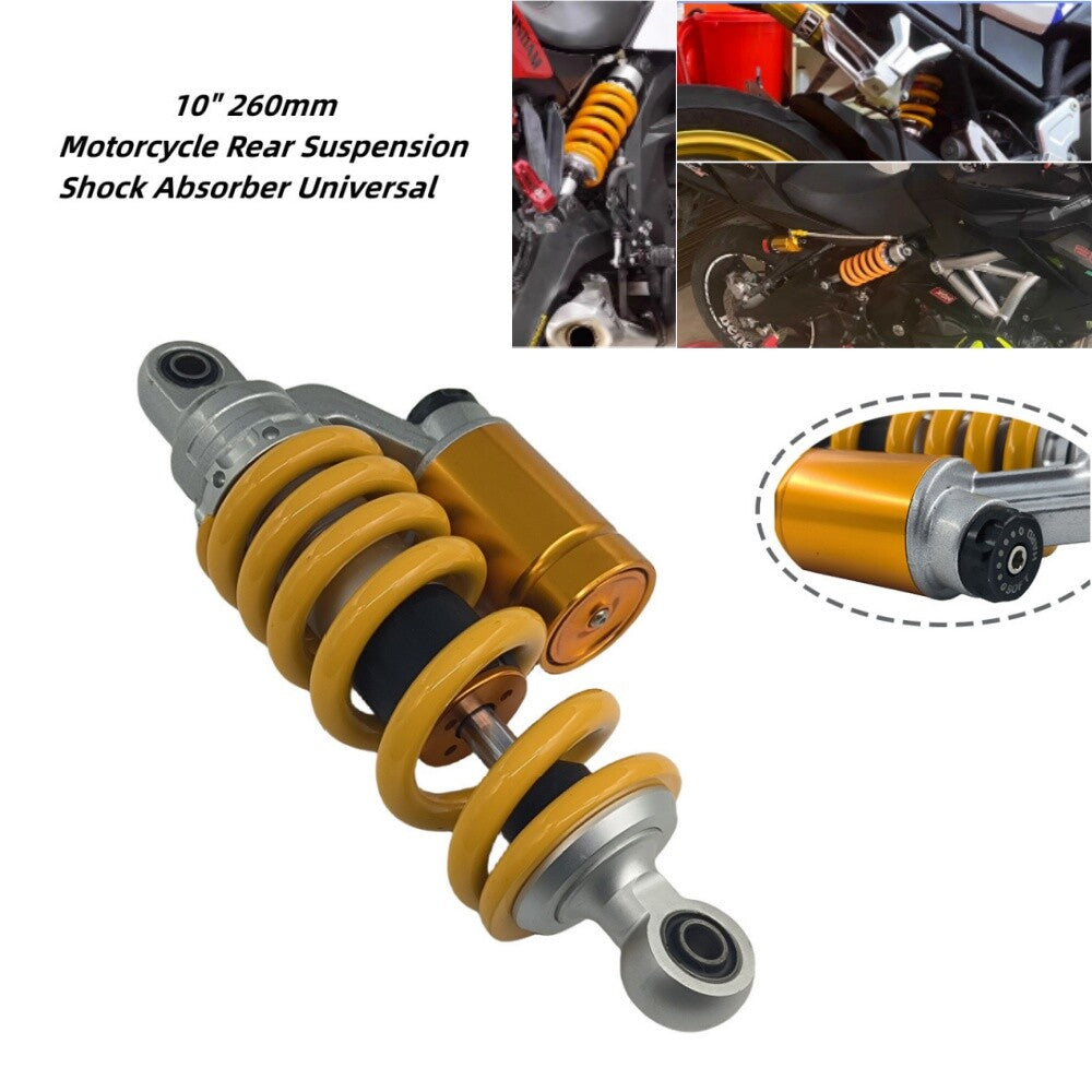 10 260mm Motorcycle Universal Rear Suspension Shock Absorber for Honda MSX125