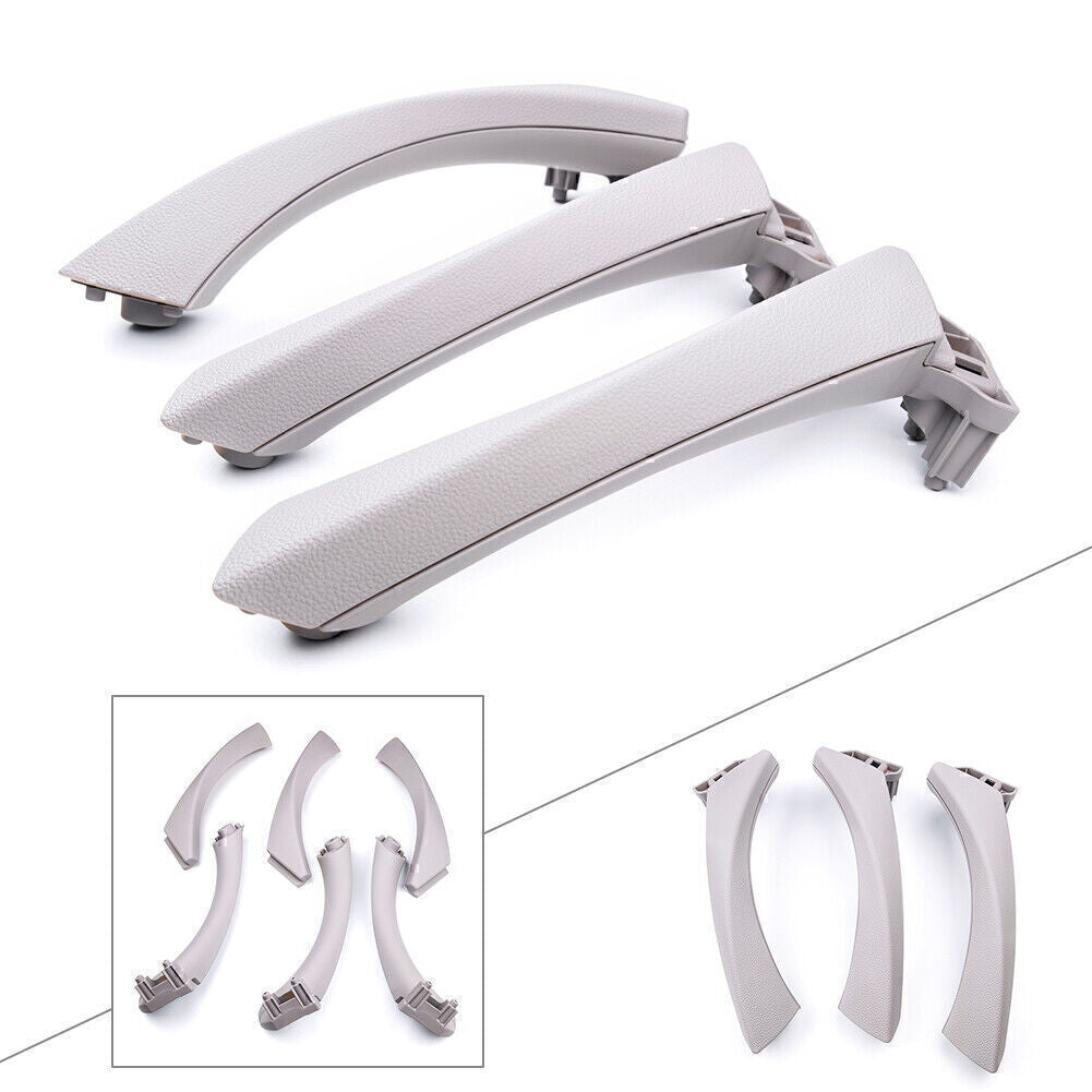 3pcs Door Panel Handle Pull Trim Cover Fit for BMW E90 3-Series Sedan Wagon