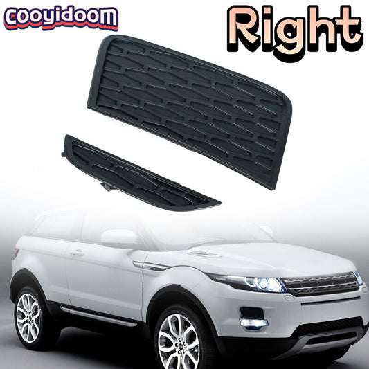 2-Piece Front Bumper Fog Light Trim Frame for Range Rover Evoque 2012-2015
