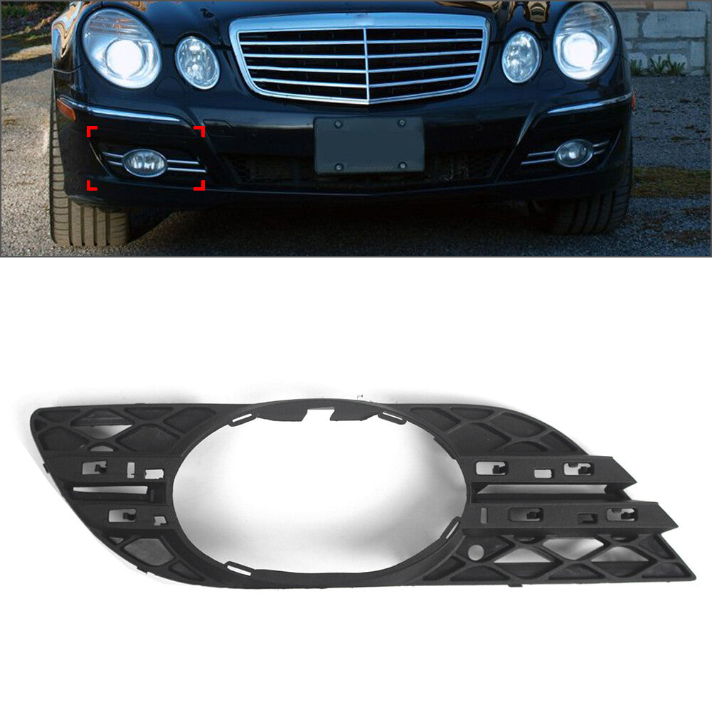 Front Fog Light Grills Cover for Mercedes-Benz E320 E350 E550 E63 2007-2009 US