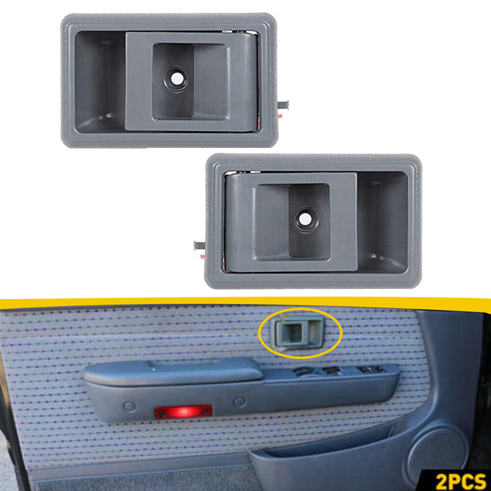 for Toyota Inside Interior Door Handle Right Left Set Gray Pickup Tacoma 4Runner