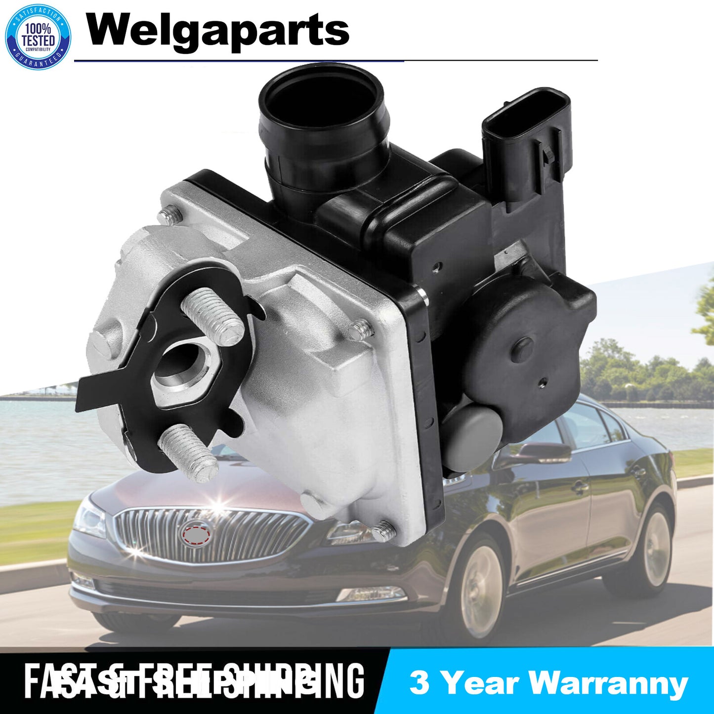 for Chevy Equinox for Buick Regal for GMC Terrain Secondary Air Injection Check Valve