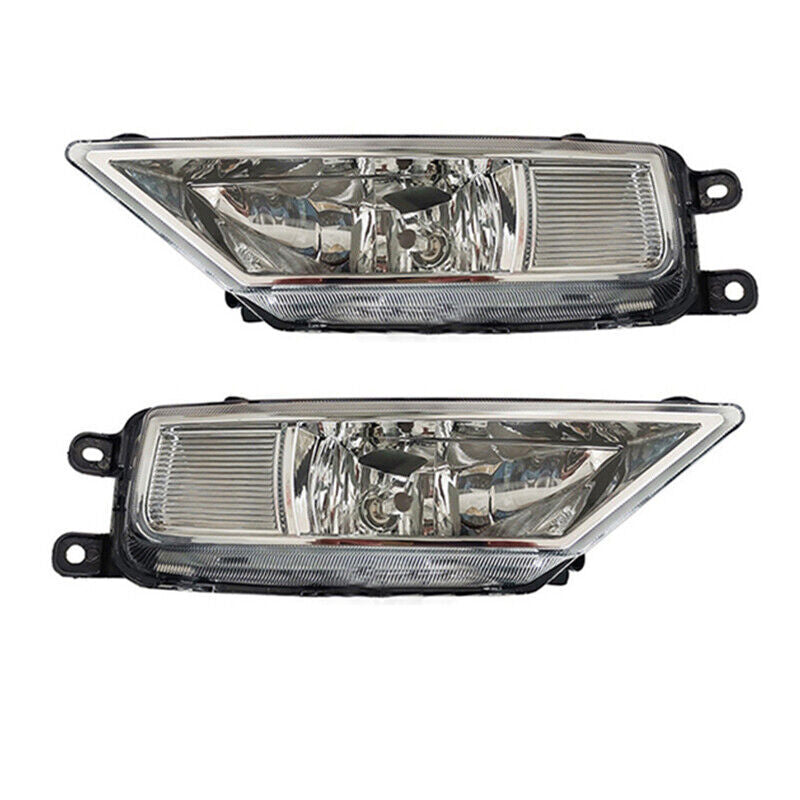 A pair of front bumper fog lights with bulbs for Volkswagen for Tiguan 5N 2016-2021.